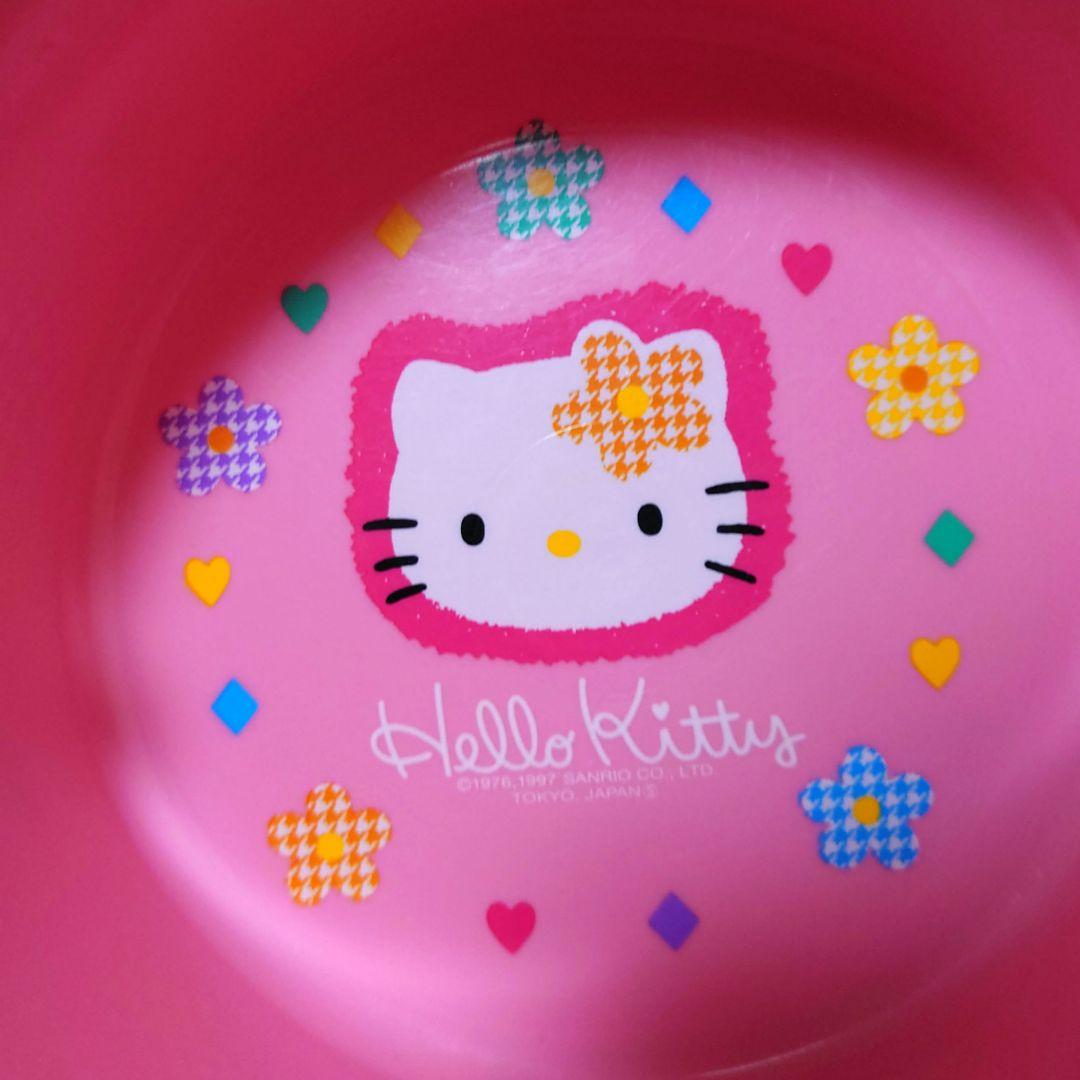 サンリオ ハローキティ 千鳥柄 カオハナ 洗面器 風呂桶 - メルカリ
