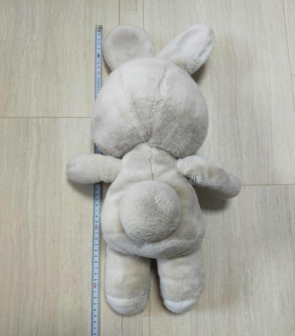 ぬいぐるみ　大　うさぎ　グレー　吉徳　昭和　レトロ　平成
