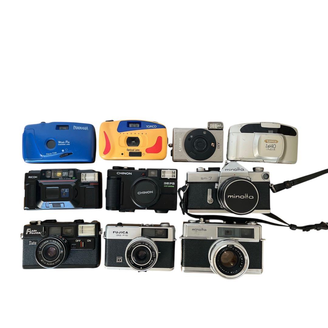 コンパクトフィルムカメラ まとめ売り 10台 ジャンク - メルカリ