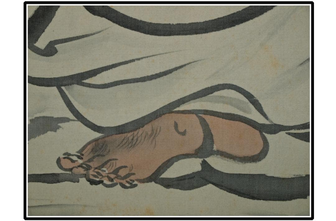 時代の掛軸　肉筆保証　蔵整理不用品処理　日本　中国<BR> X963C15-3