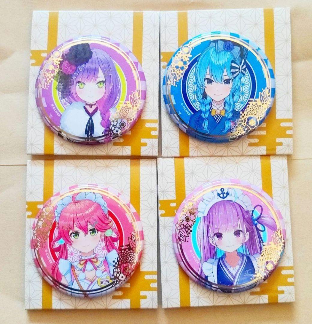 ホロライブ常闇トワ正月缶バッジ36個ハーレーダビットソシング