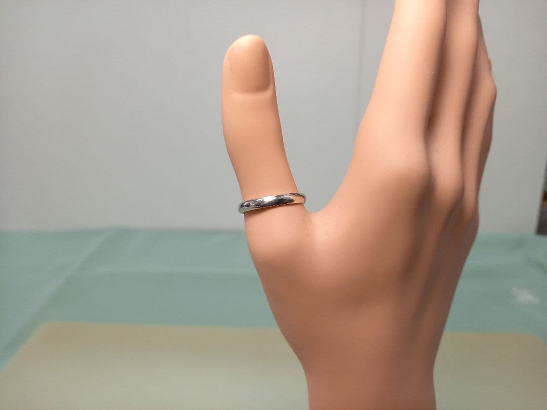 指輪　Pt900　プラチナ　甲丸　リング