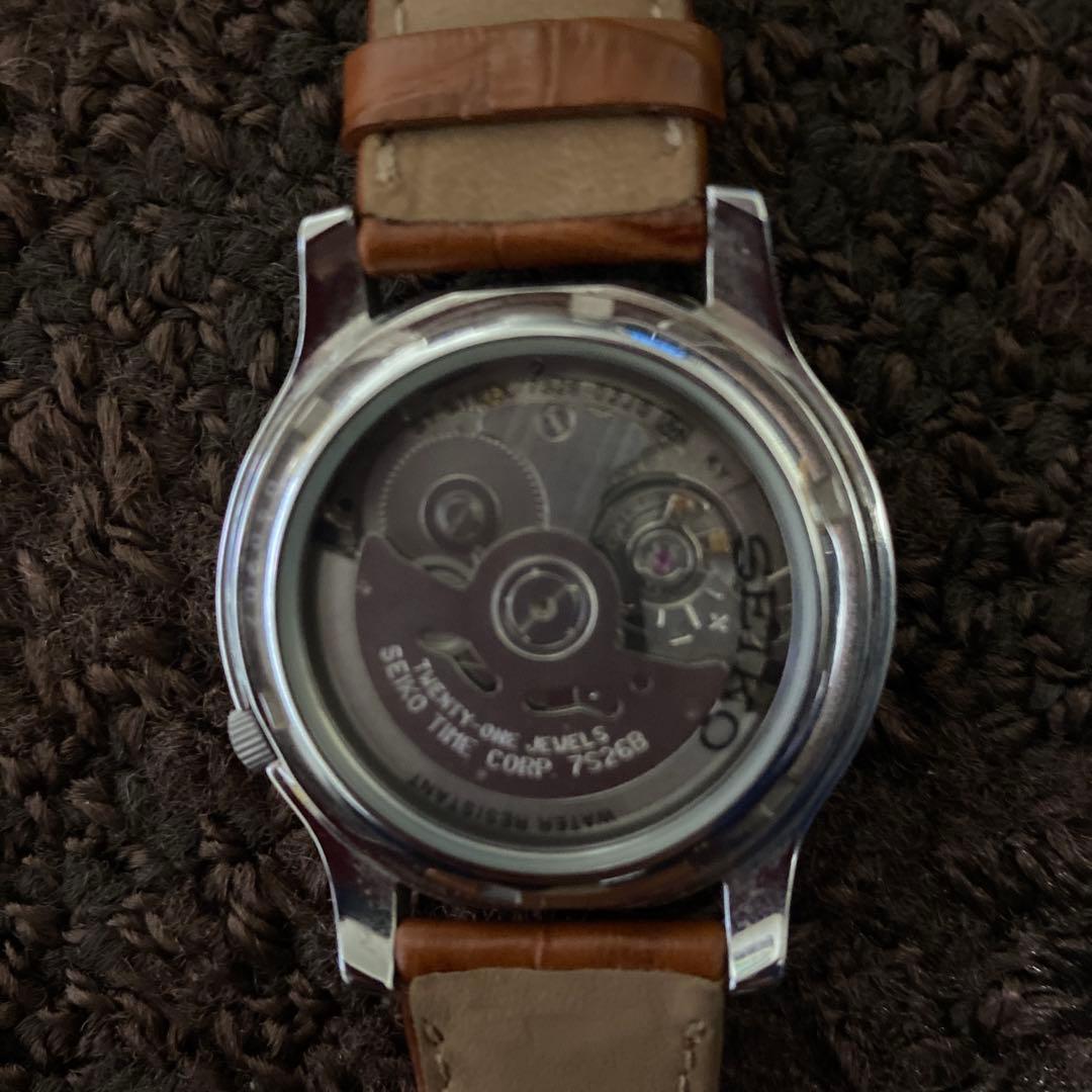【自動巻き】セイコー　セイコー5 SEIKO5 カーキ