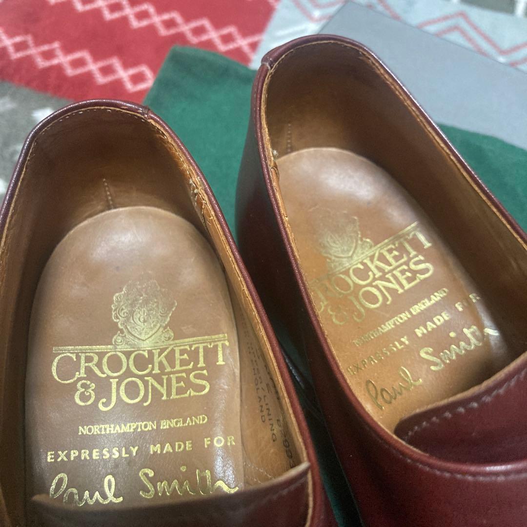 ポールスミス別注クロケットandジョーンズ製シングルモンク