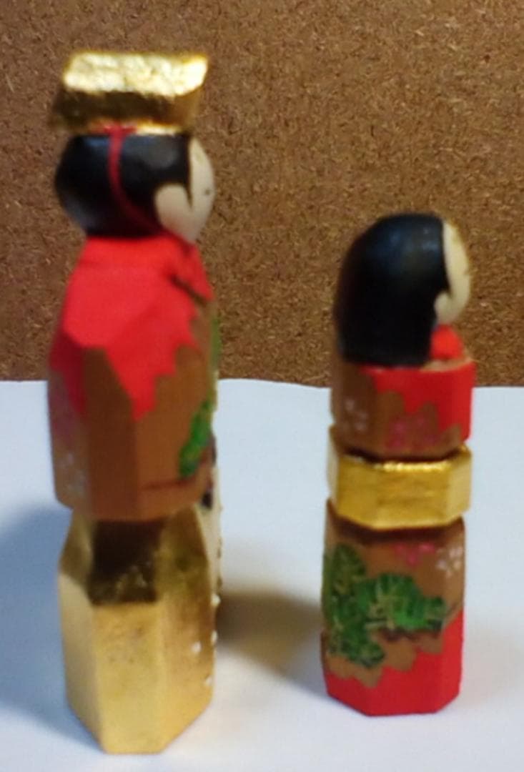 立雛1.5号　奈良一刀彫　最終作品