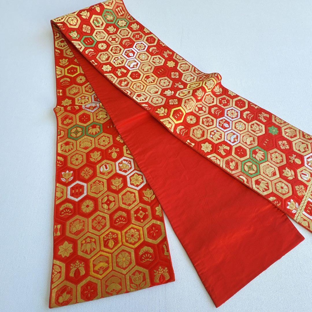 七五三セット　7歳女の子　化繊　総しぼり柄　豪華刺繍　52337