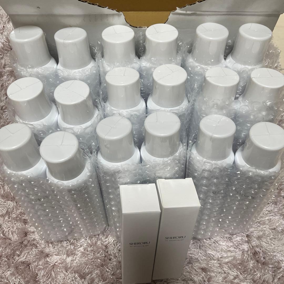 SHIROURU 洗顔料 18本& ホワイトニングゲル2本セット
