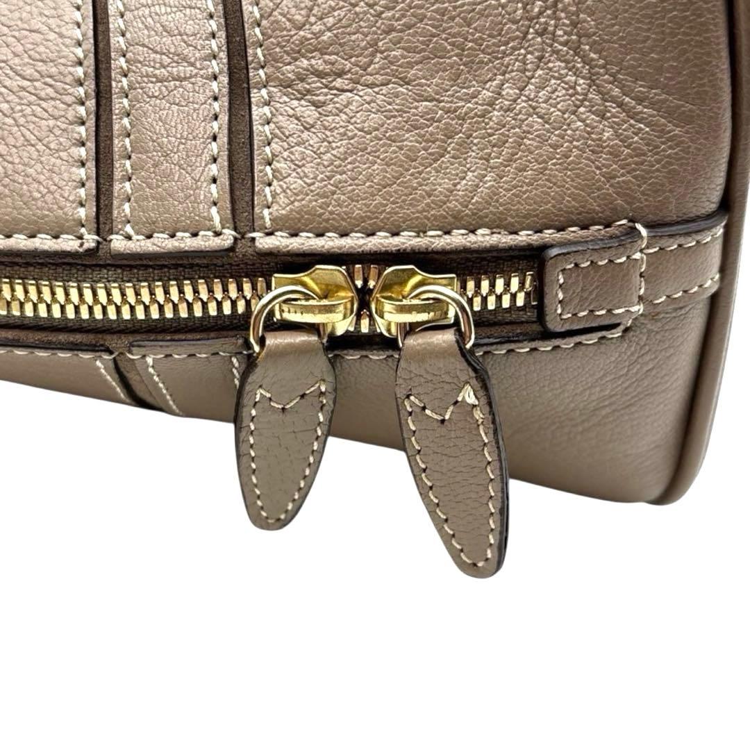 美品◎ゲラルディーニ 2way 斜めがけ ショルダーバッグ ミニボストン レザー