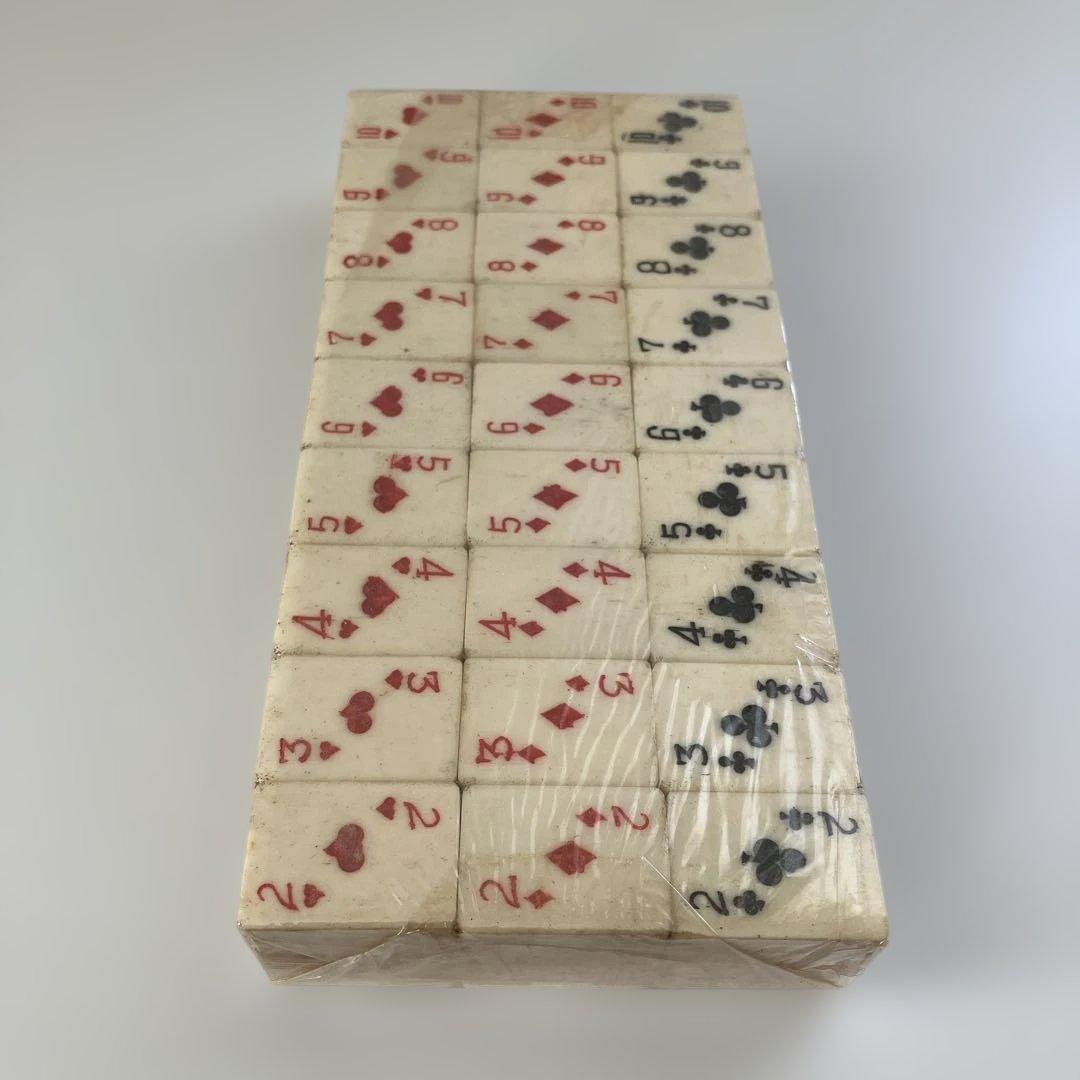 [希少]新品未使用未開封　麻雀牌型 トランプ