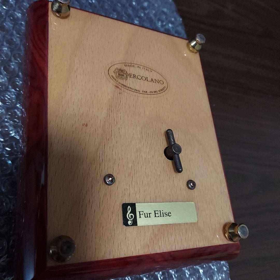 イタリア製　ERCOLANO オルゴール　エリーゼのために　エルコラーノ