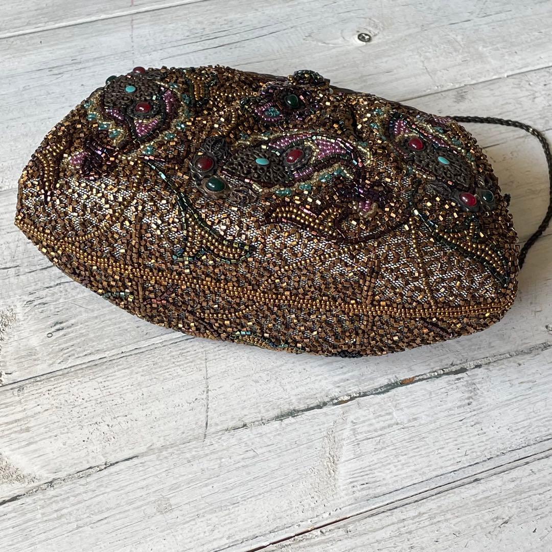 Lumy ビーズ刺繍 パーティーバッグ クラッチバッグ ビジュー