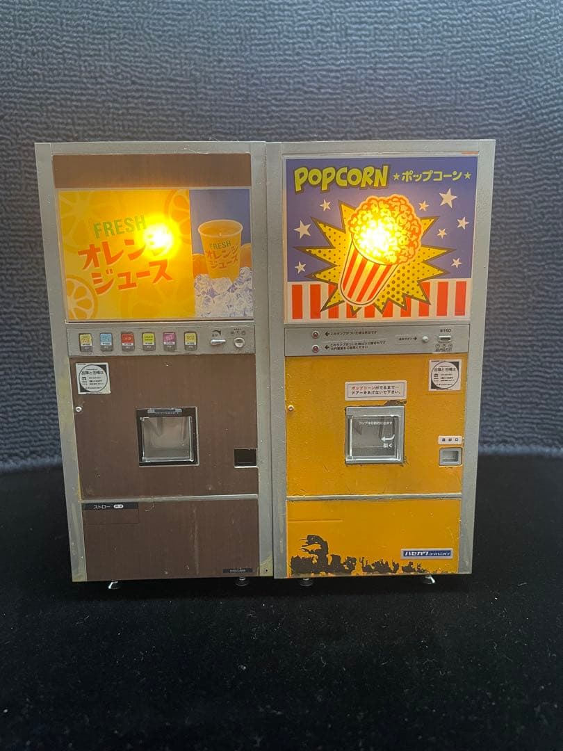 ハセガワ 1/12 レトロ自販機 オレンジジュース ポップコーン