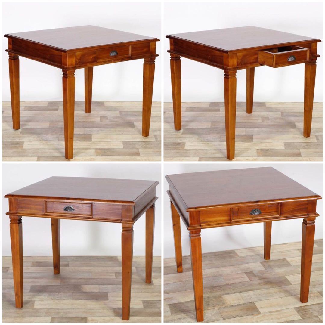 A 新品 アジアン ダイニングテーブル S カフェ カントリー 机 アンティーク
