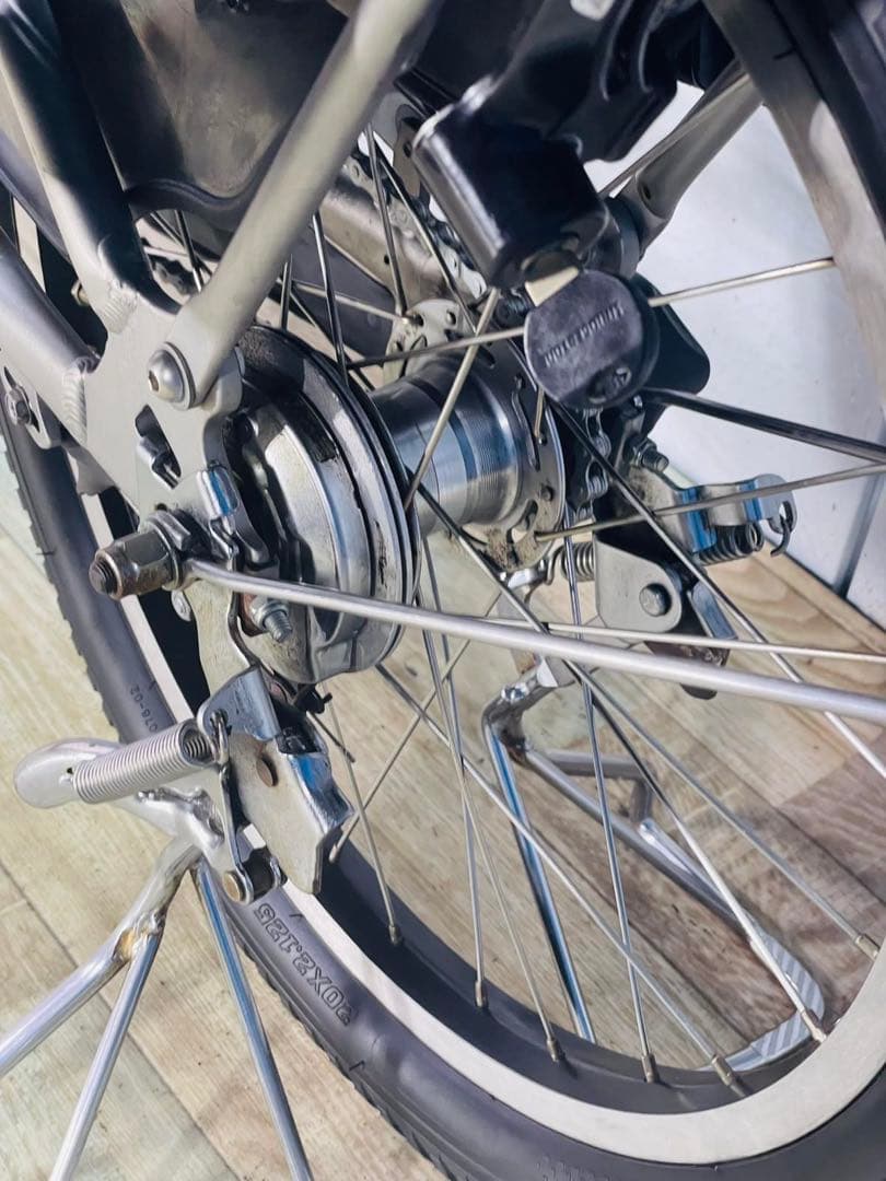 2963ブリヂストン8.7アンペア3人乗り対応子供乗せ　電動アシスト自転車