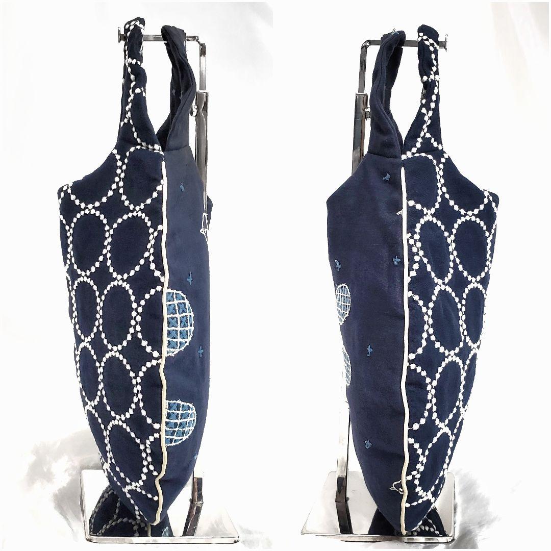 まんまる ミナペルホネン エッグバッグ tambourine×plover