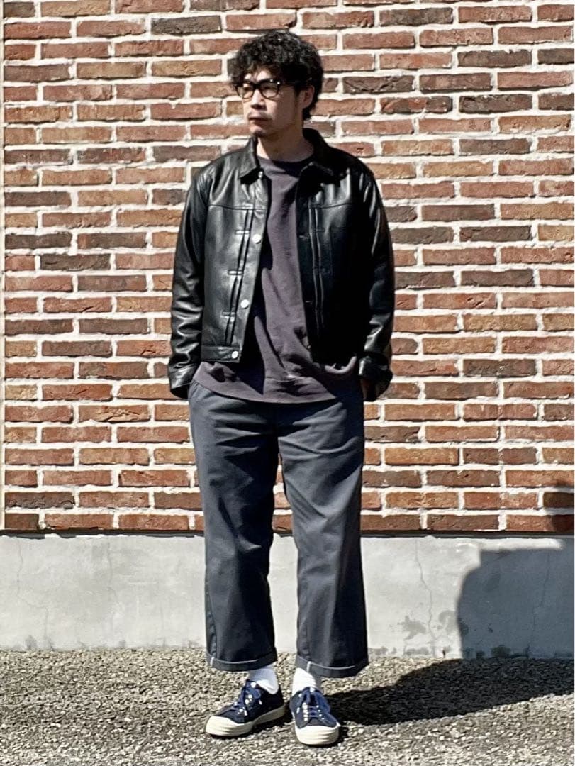 Salt & Pepper LEATHER TRUCKER 本革 Lサイズの通販はau PAY