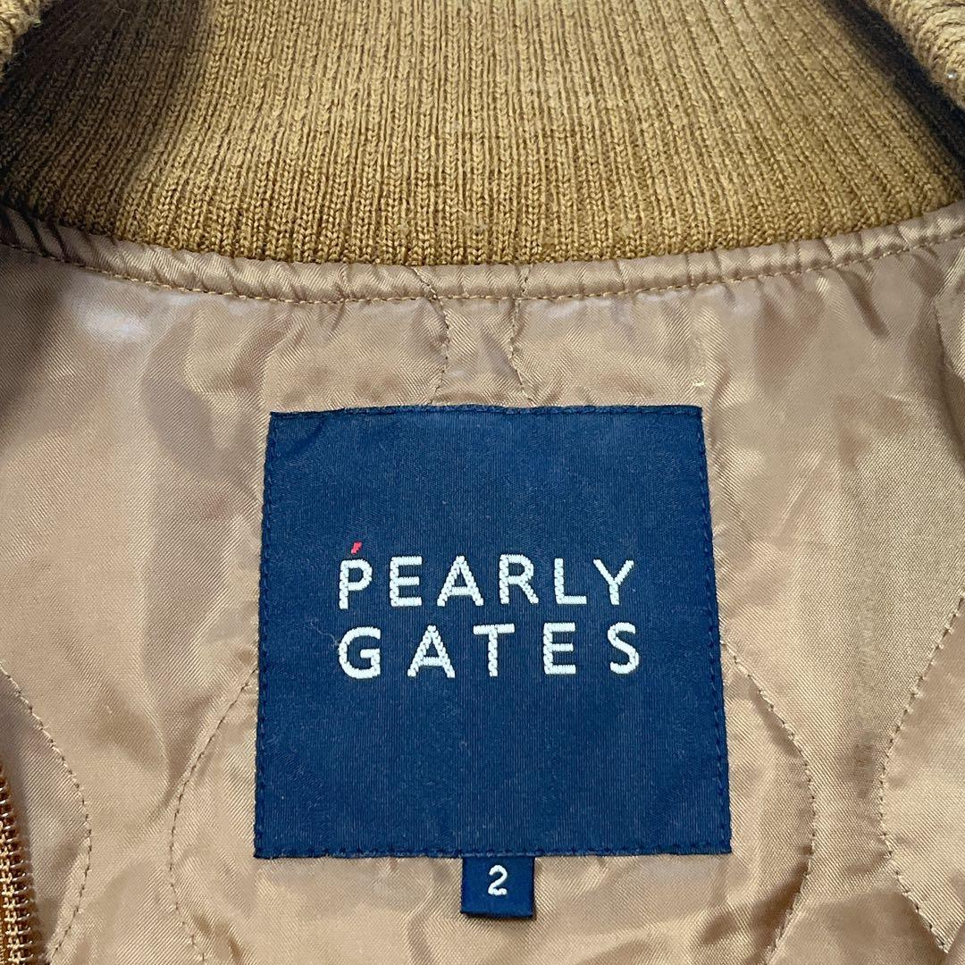 パーリーゲイツ　ハーフジップ　中綿　ブルゾン　ニット切替