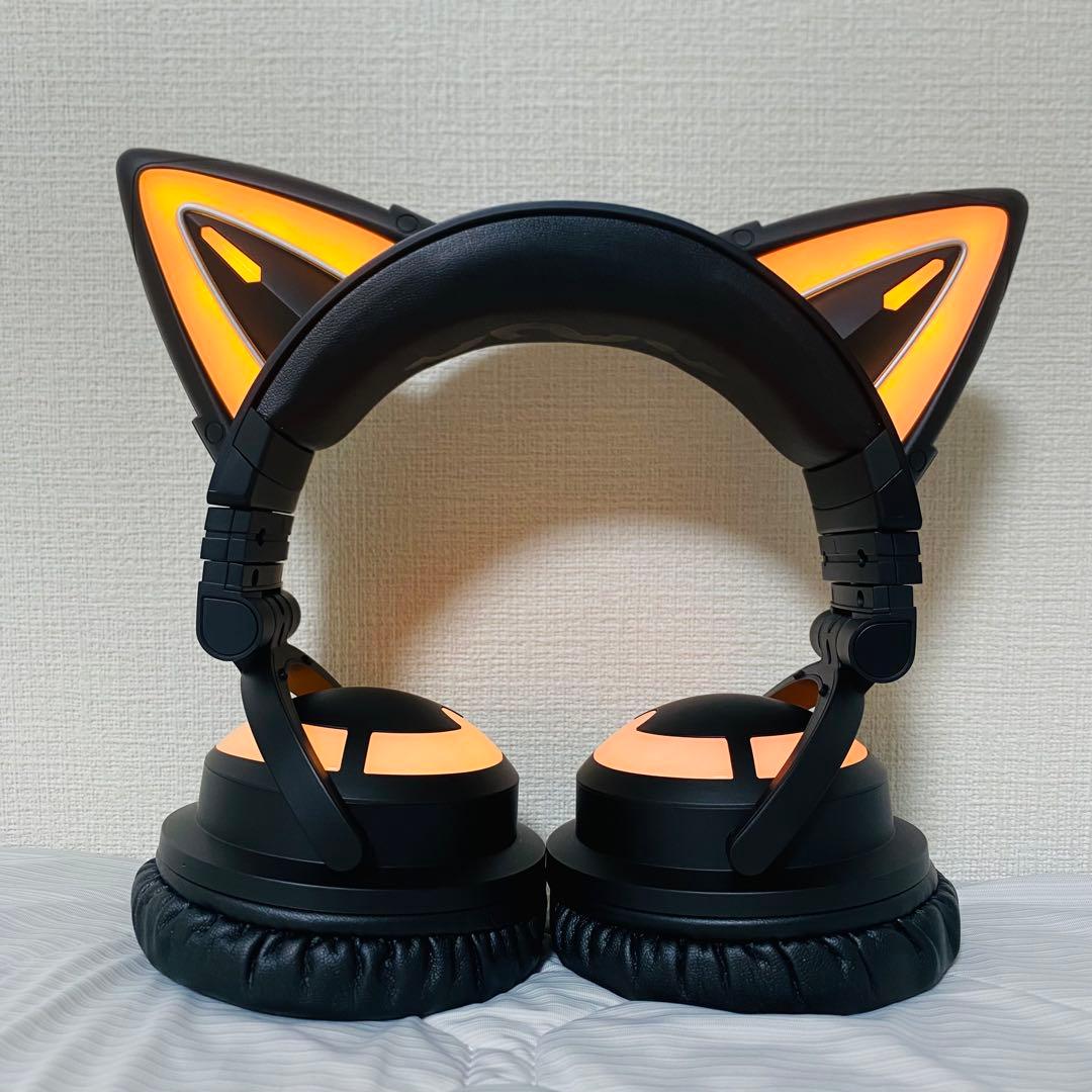 YOWU 猫耳ヘッドホン 3S 3世代 ブラック 黒 - メルカリ