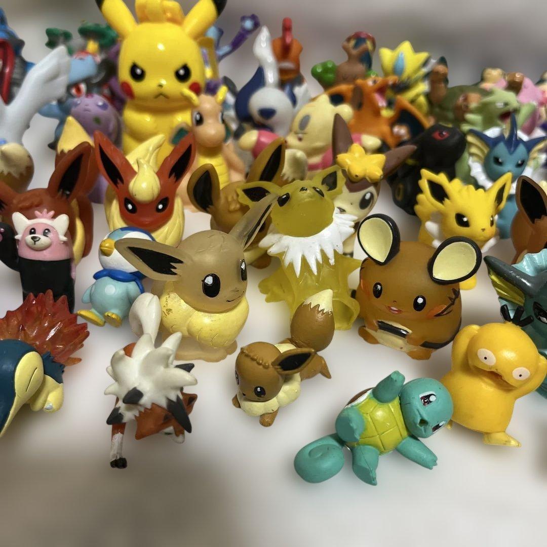 ポケモン　ソフビ　指人形フィギュア 96個 クリア有り