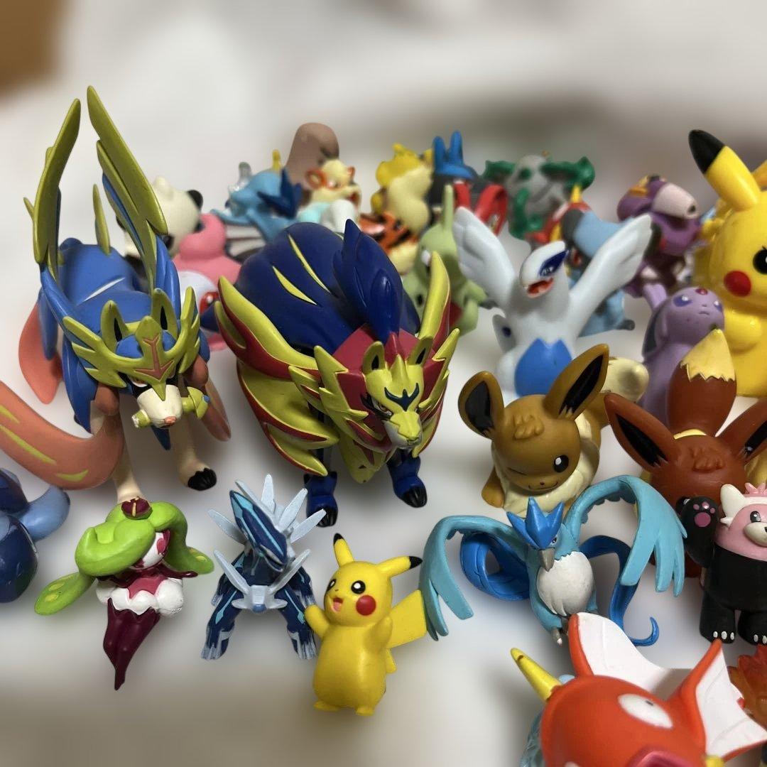 ポケモン　ソフビ　指人形フィギュア 96個 クリア有り