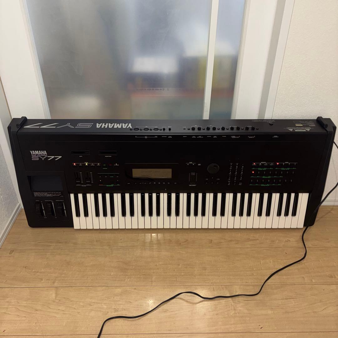 動作品 YAMAHA SY77 シンセサイザー 名機