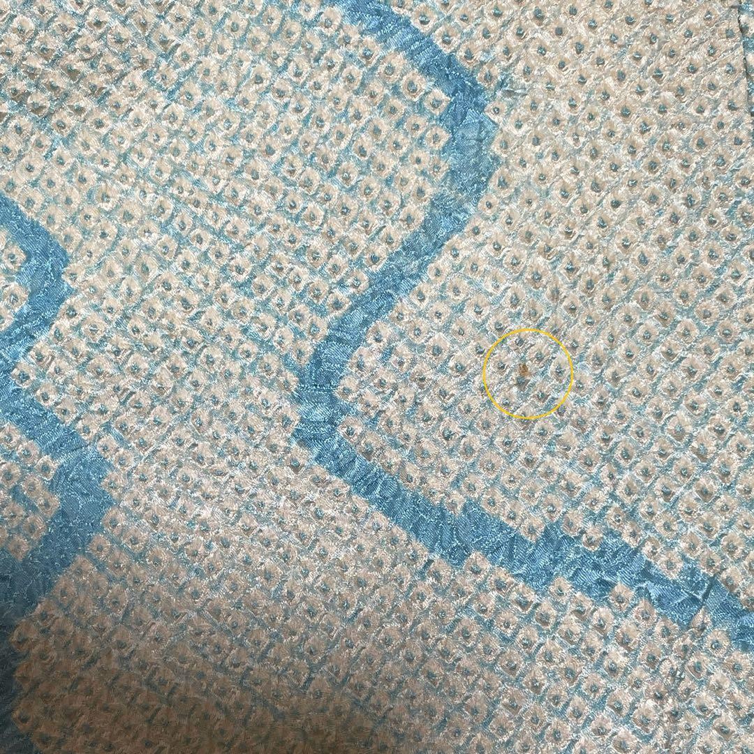 22141 【即購入OK】振袖 総絞りブルー系 呉服店誂え セット可能【即