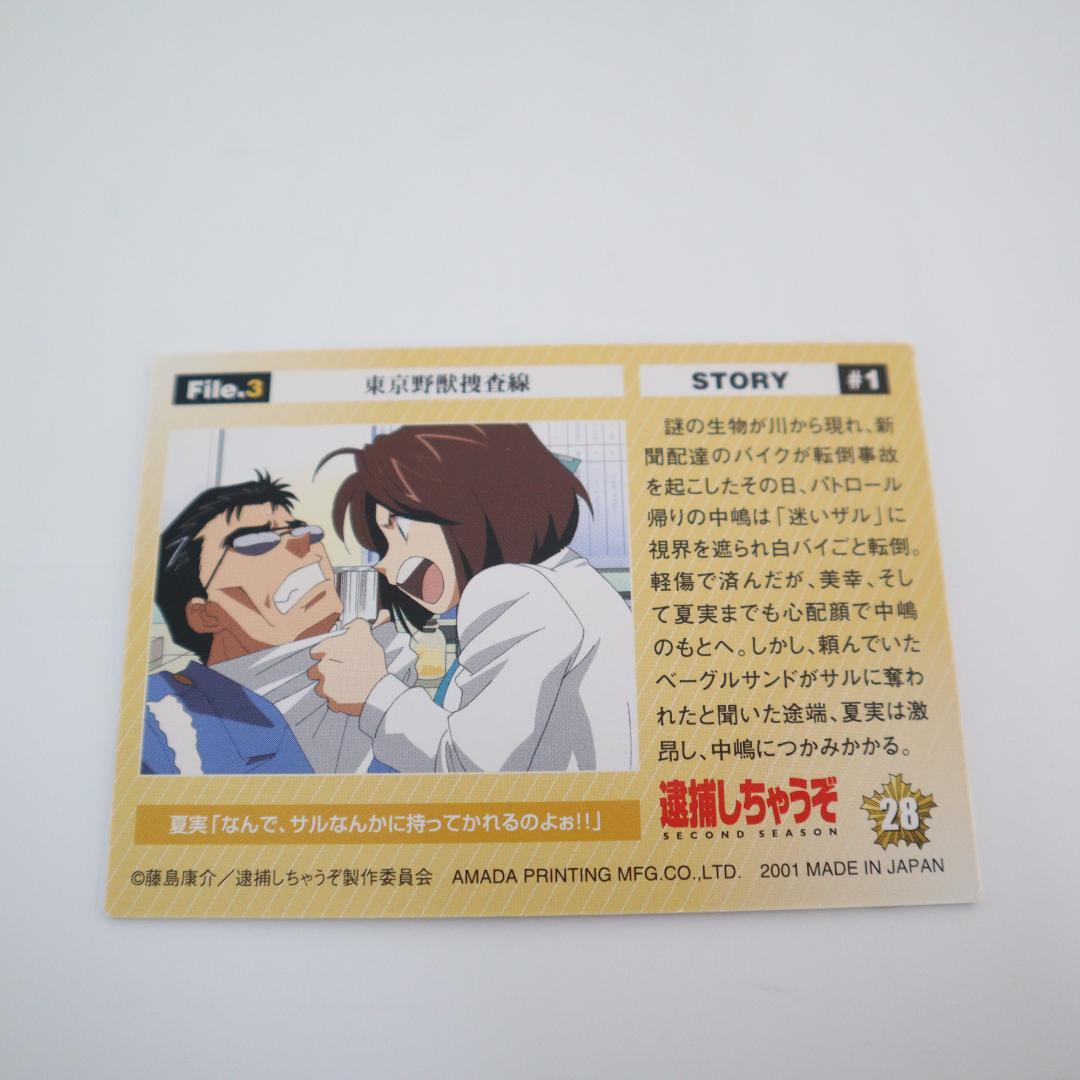 逮捕しちゃうぞ カード File.03 9枚 AMADA 2001年 藤島康介 - メルカリ