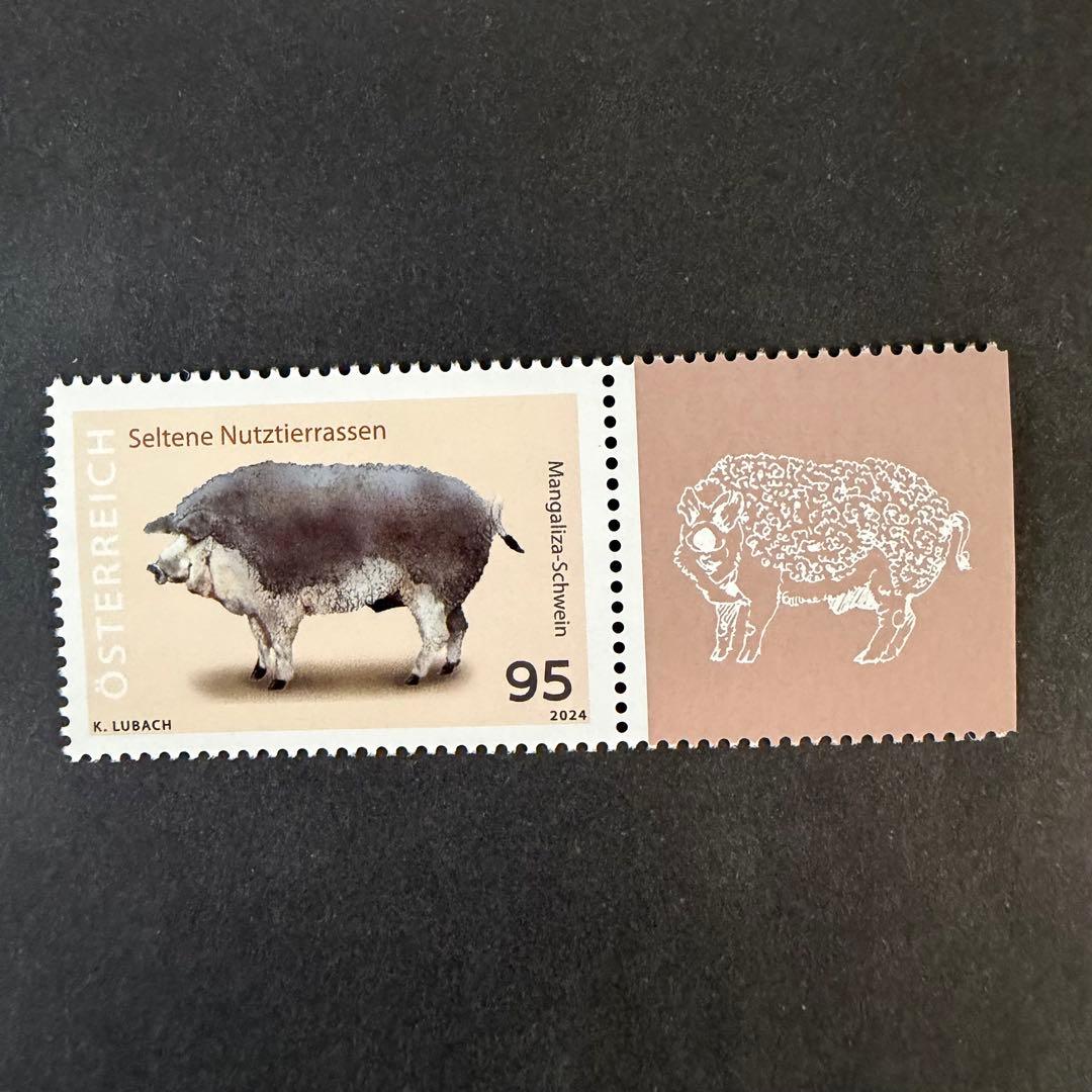 □未使用外国切手☆オーストリア マンガリッツァ豚 1種完 - メルカリ