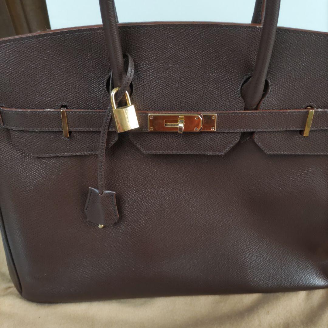 ブラウンレザー ハンドバッグ