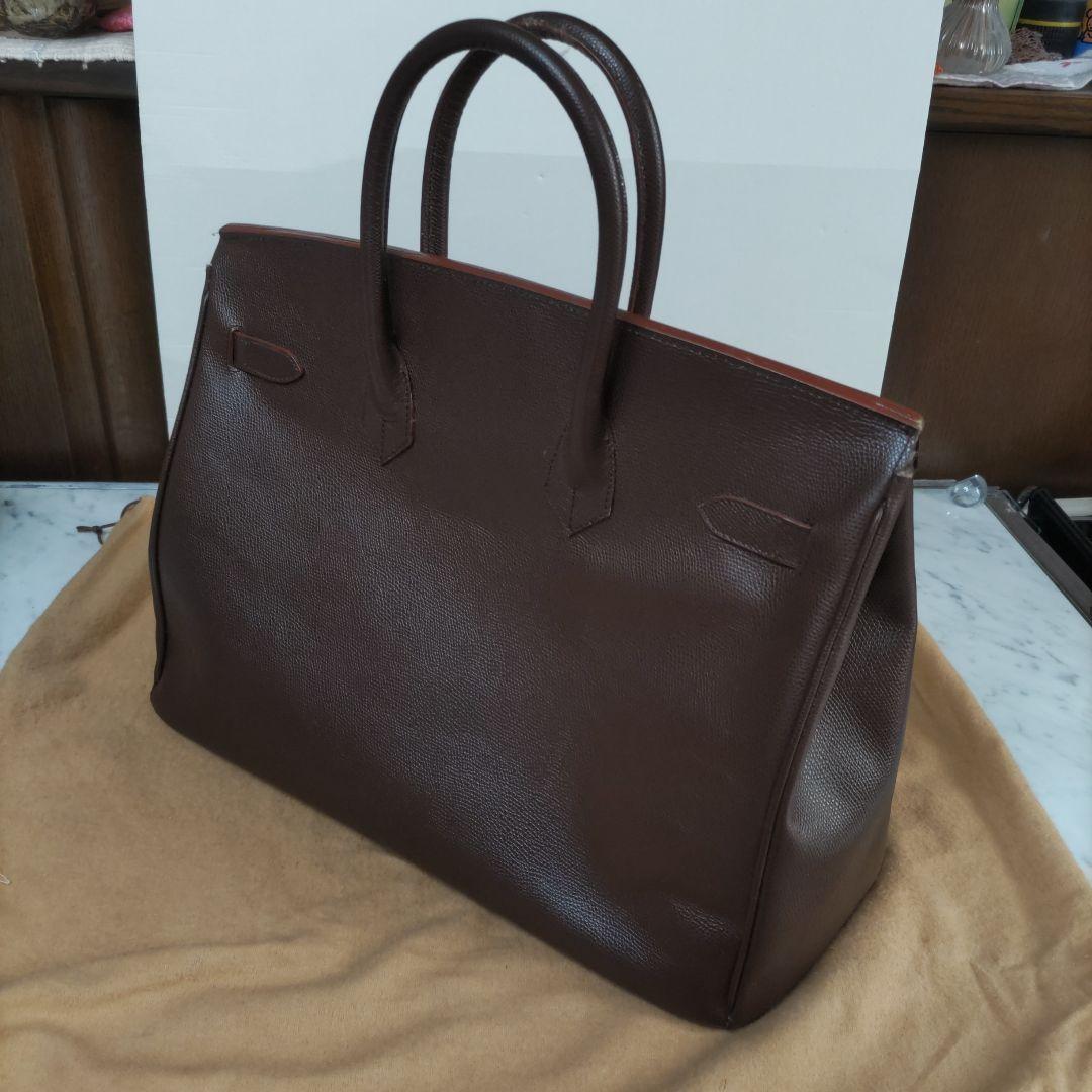 ブラウンレザー ハンドバッグ