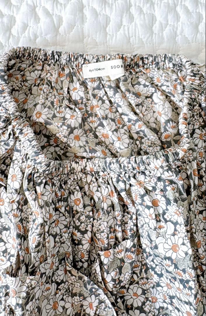 スカート soorploom emeliaskart in daisyprint 4y