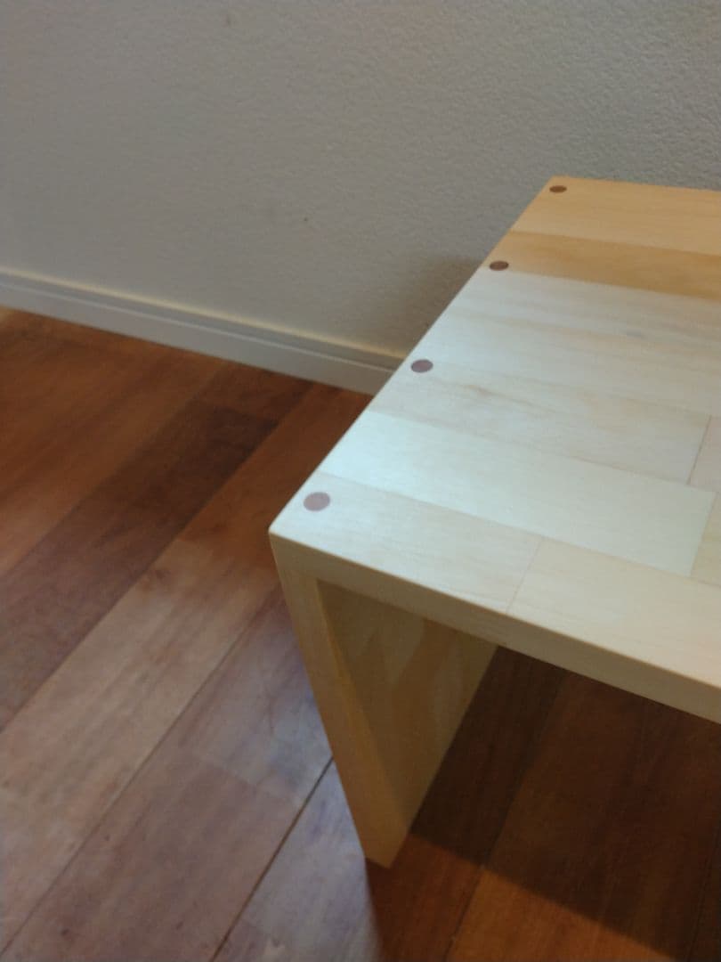 木製 ハンドメイド オーダー コの字 キヌカ ラック シェルフ サイド