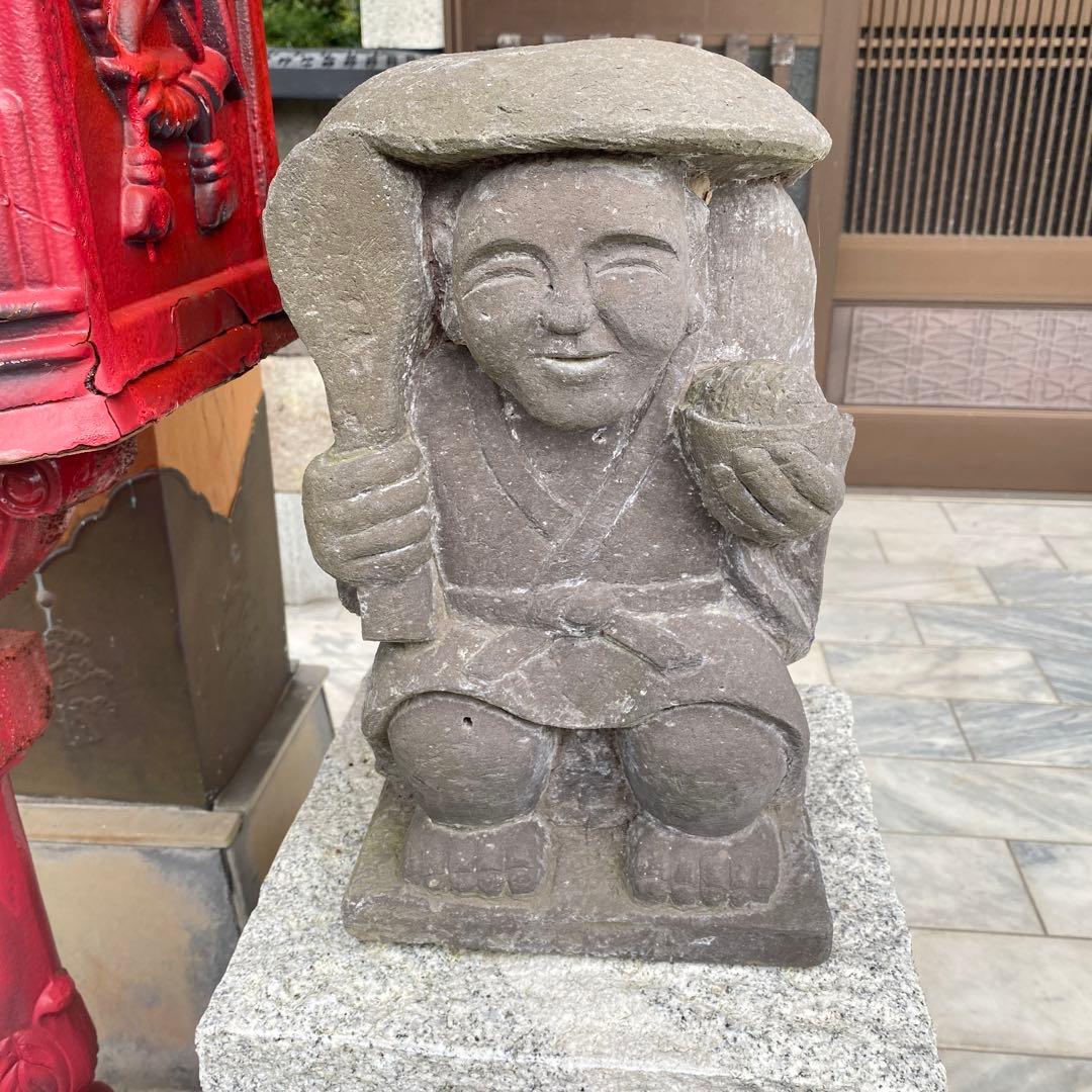 レトロ 鹿児島 石仏、農家の神様 田の神、田のカンサア