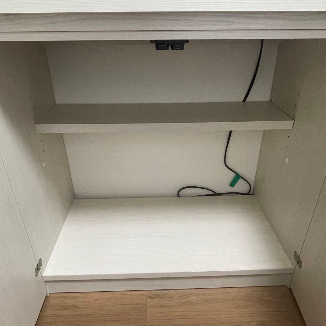 フナモコ　小型ライティングデスク　ホワイト