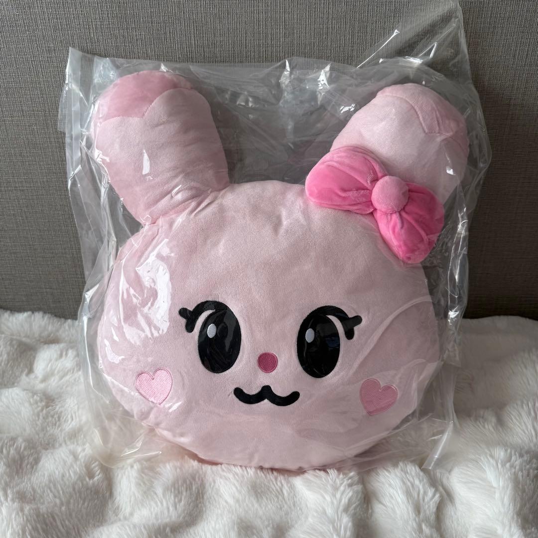 NIZOO Pyonpyon グッズ3点 ぬいぐるみ/クッション/ブランケット