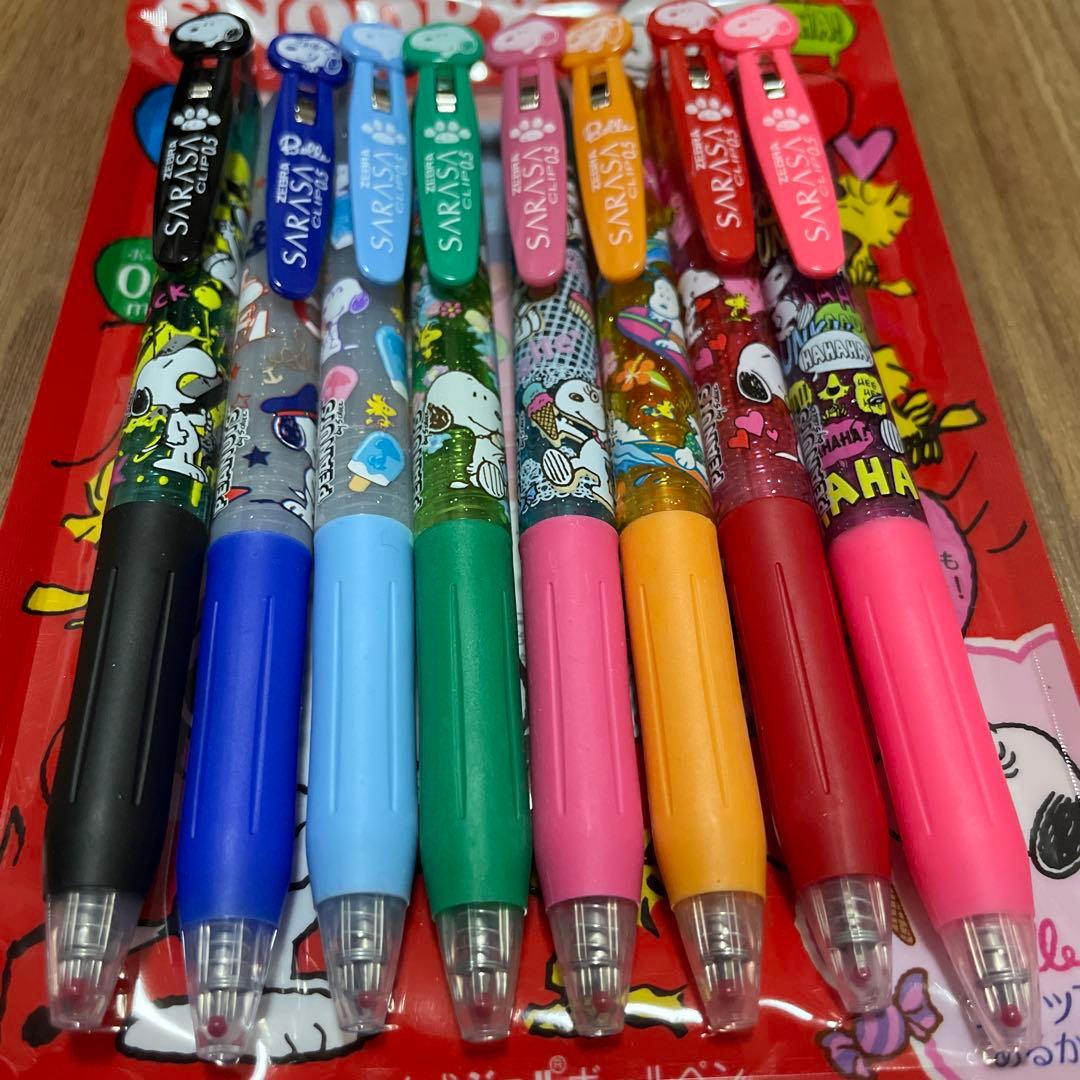 スヌーピー サラサクリップ　ボールペン　セット
