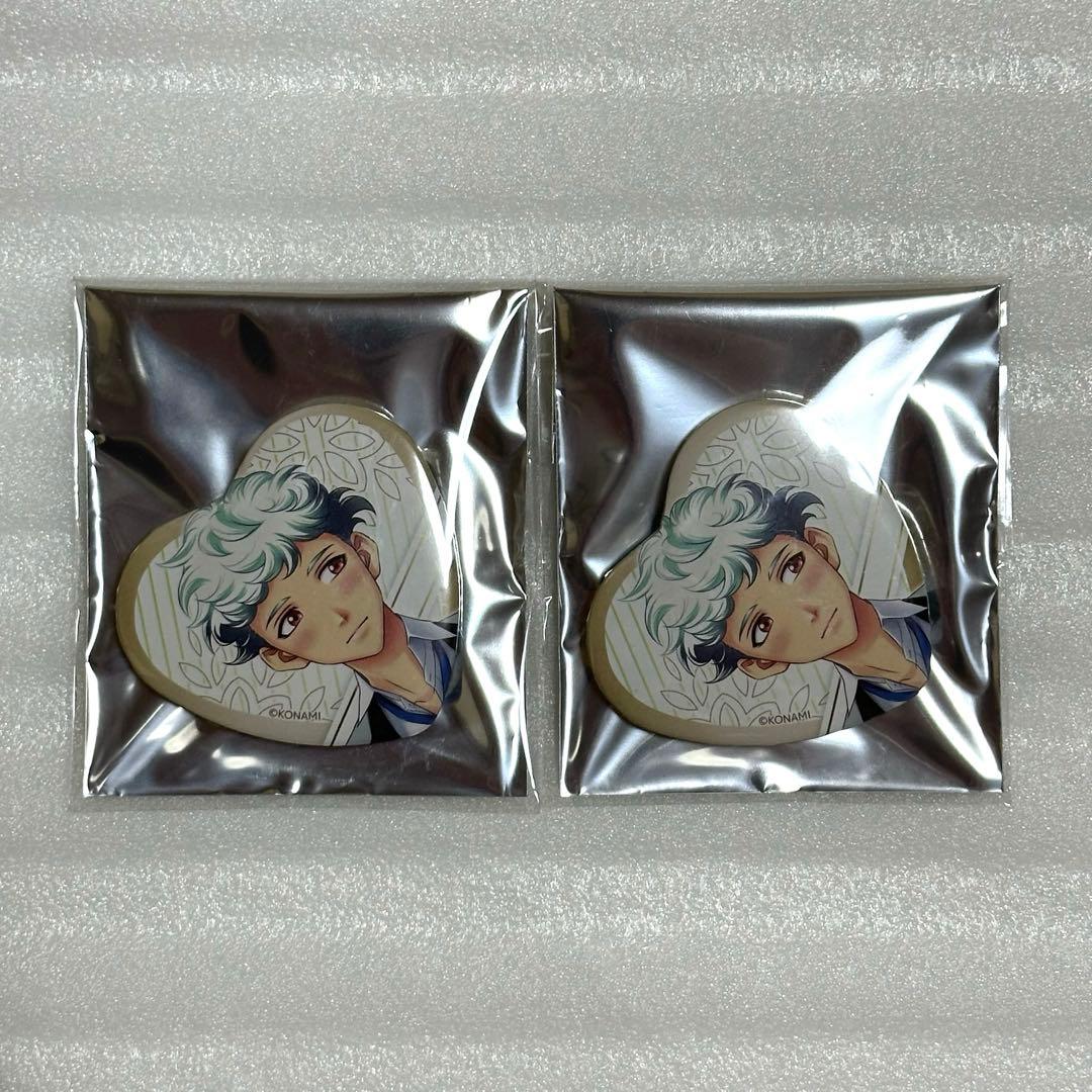 ときめきメモリアル ときメモ GS4 白羽大地 ハート缶バッジ