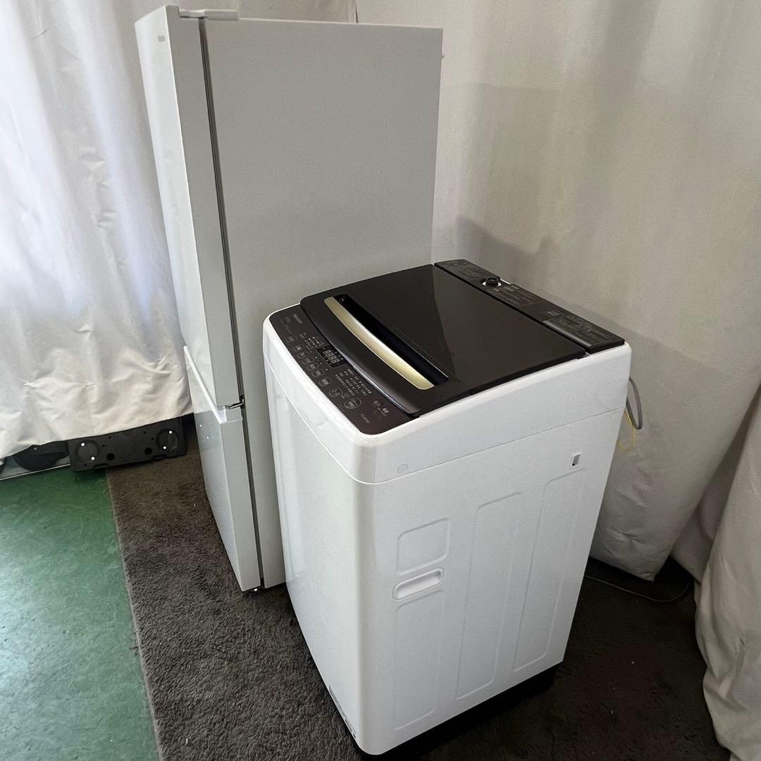 ★867　洗濯機　冷蔵庫　大きめ　一人暮らしセット　同棲　中古　安い　設置無料