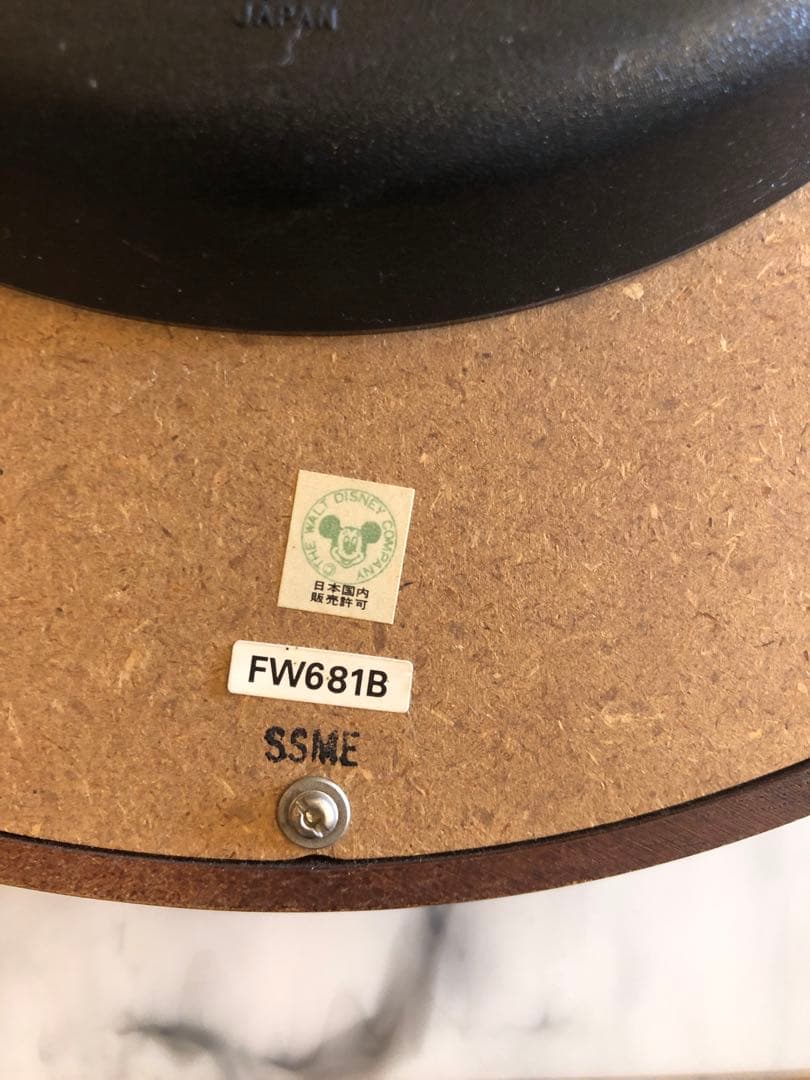 ディズニー　掛け時計　ミッキー　FW681