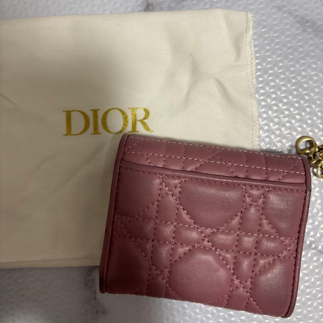 ChristianDior ロータスウォレット 三つ折り