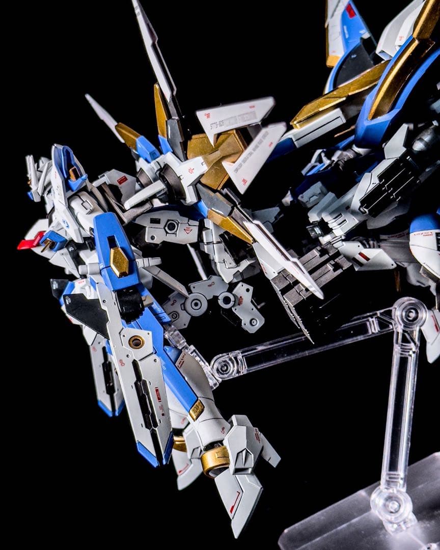HG 1/144 ライジングフリーダムガンダム ミキシング 塗装済み完成品