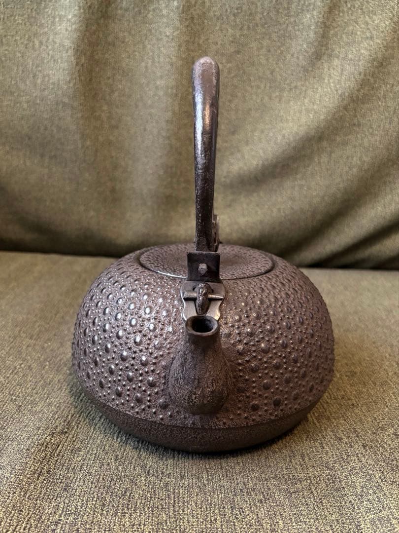 薫山　南部鉄瓶　2.1ℓ 亀甲　南部鉄器　盛岡