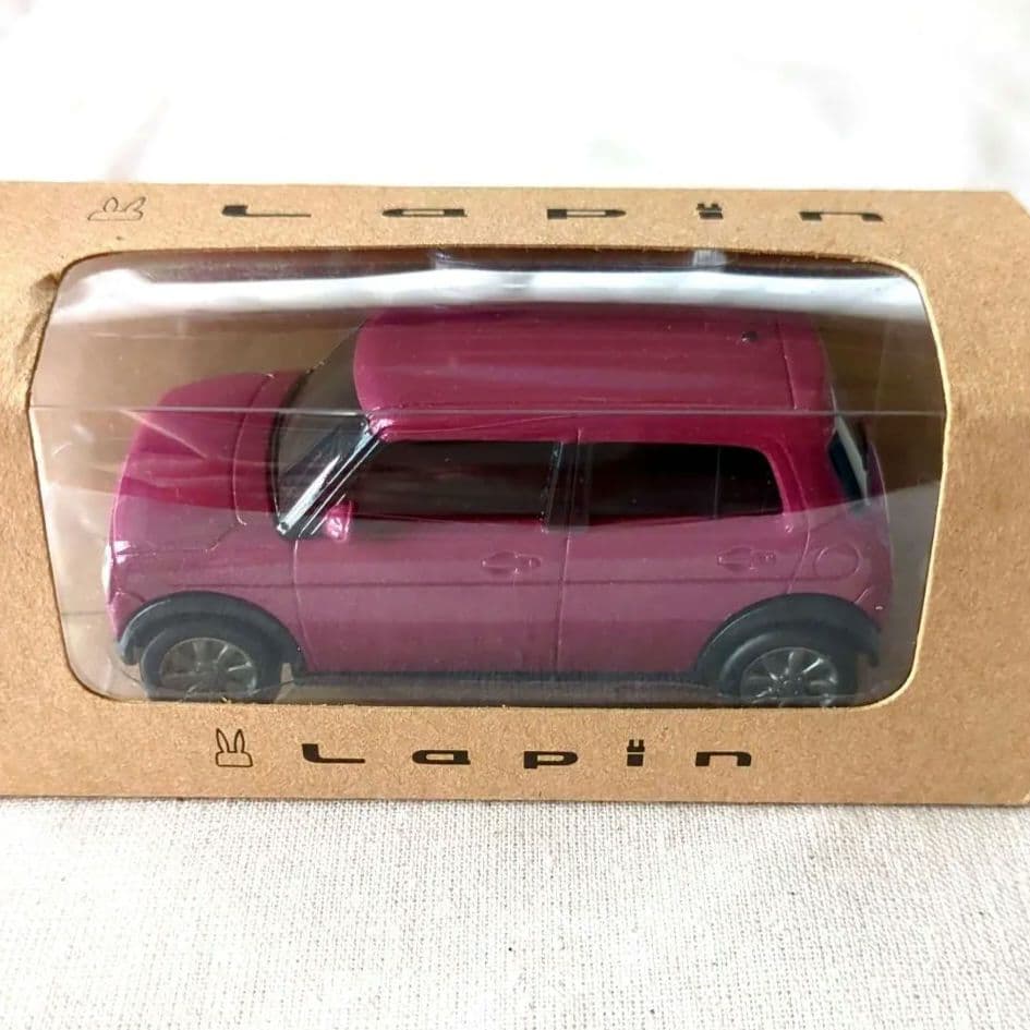 スズキ Lapan 赤紫のSUVスタイル ミニカー[非売品]