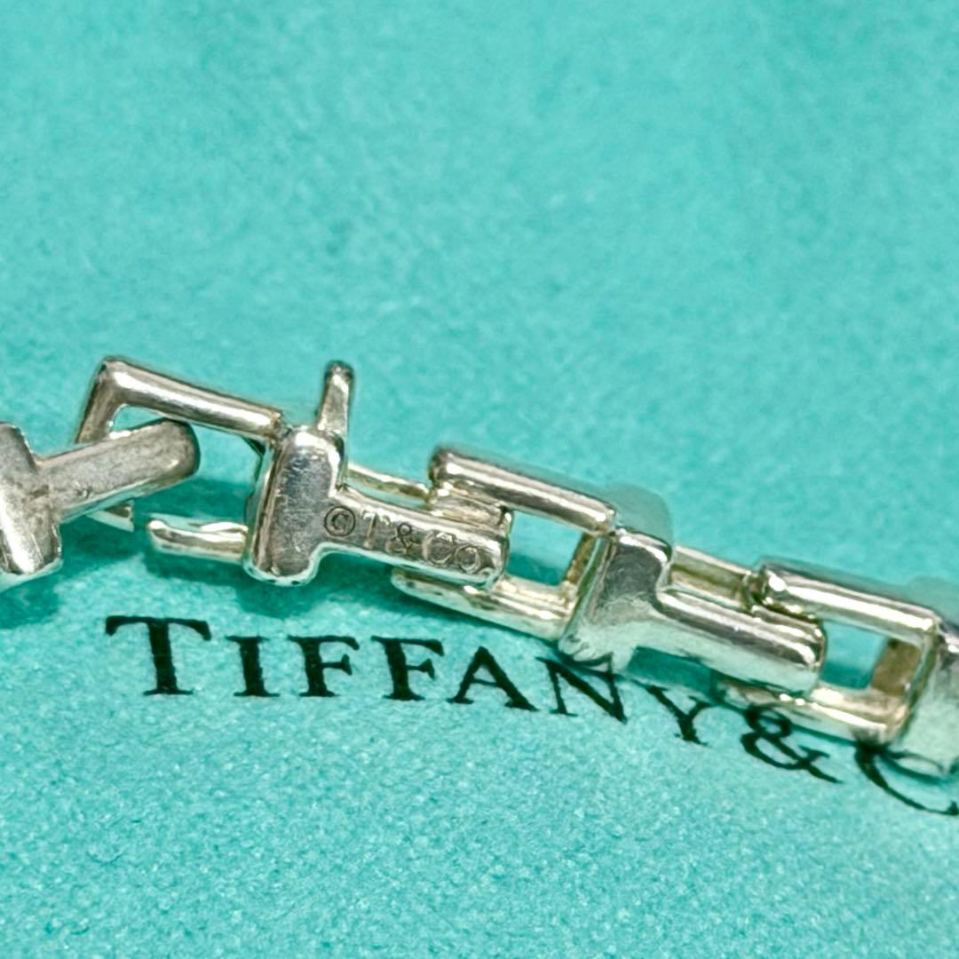 【確実正規品】Tiffany ティファニー　Tチェーン　 Tナローブレスレット