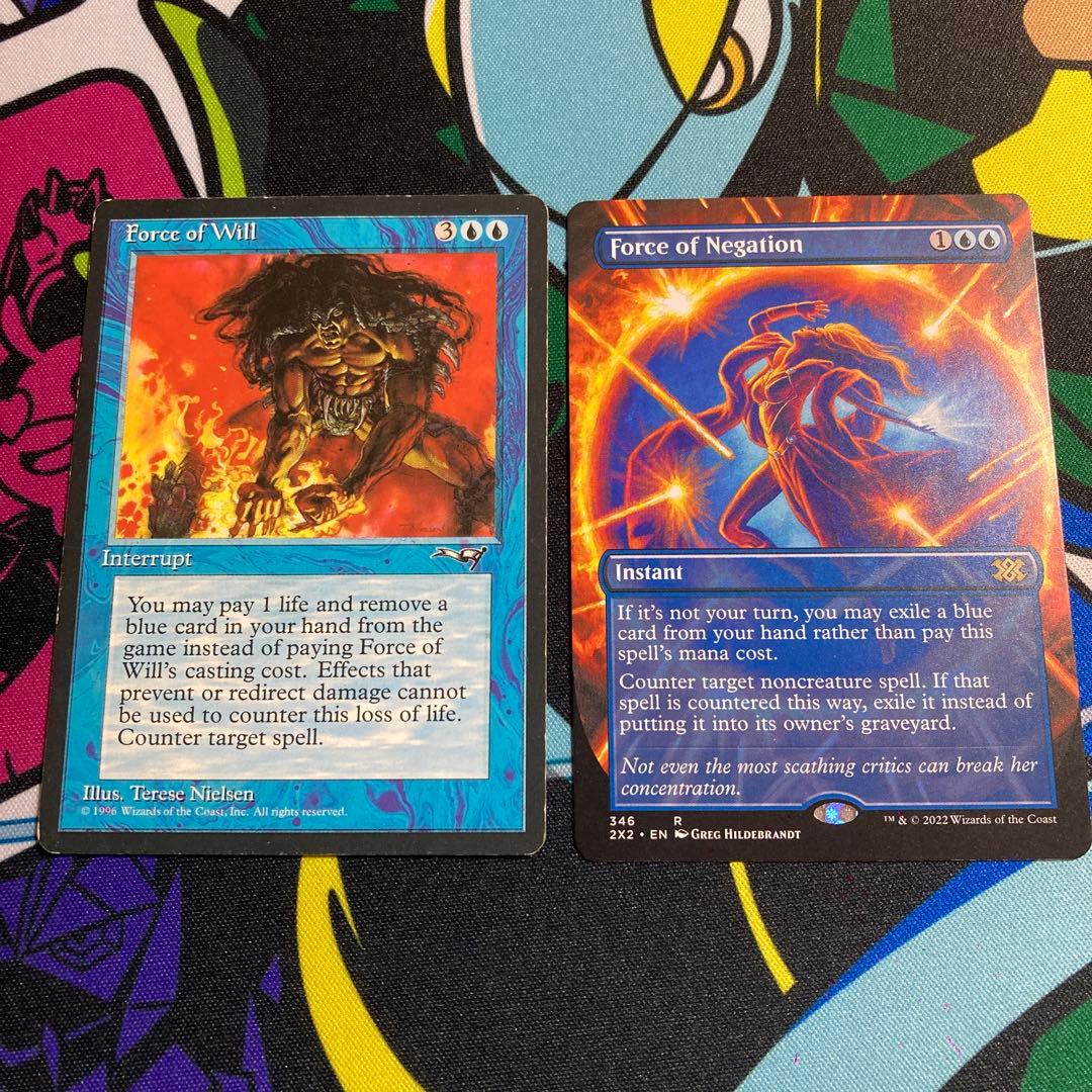 意志の力、否定の力　セット　MTG 英語版 否定の力 Force of Negation 英語 2枚セット Amazon.co.jp: MTG 否定の