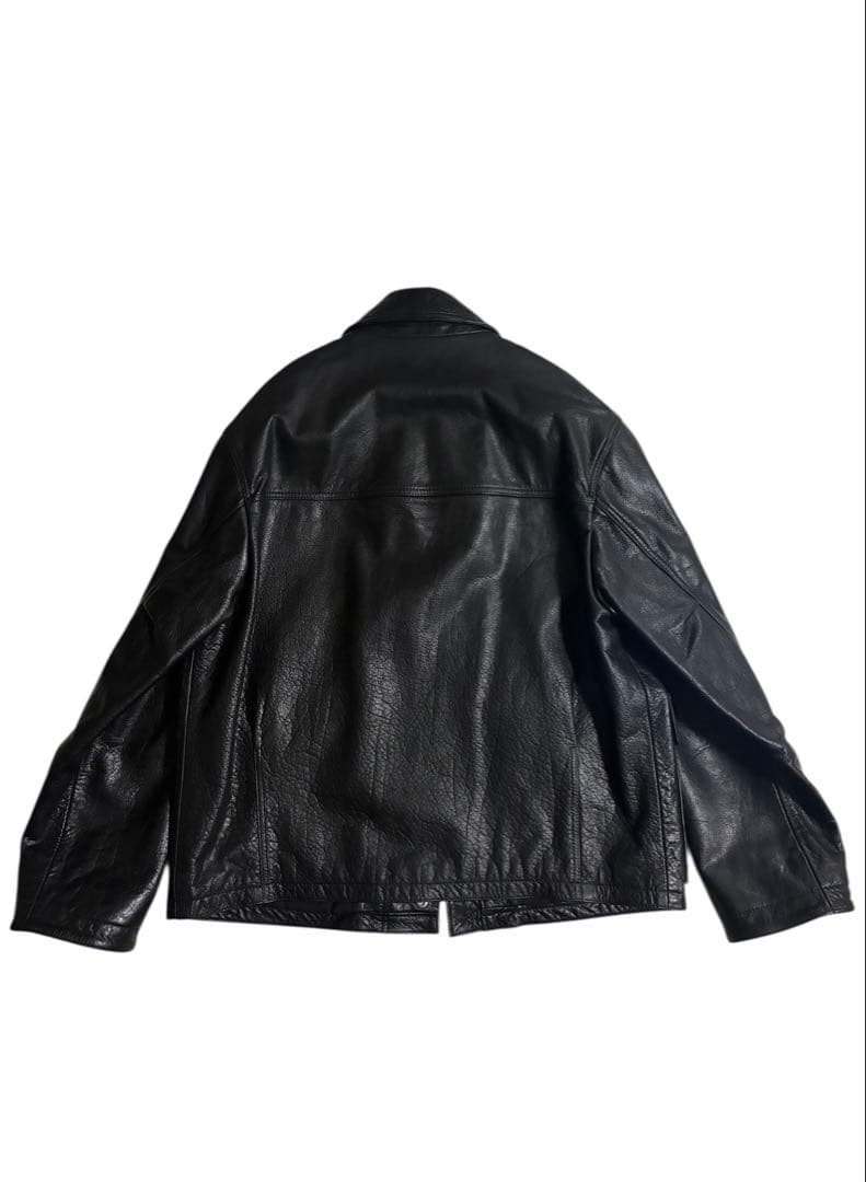 ZARA バッファローレザージャケット サイズM - メルカリ