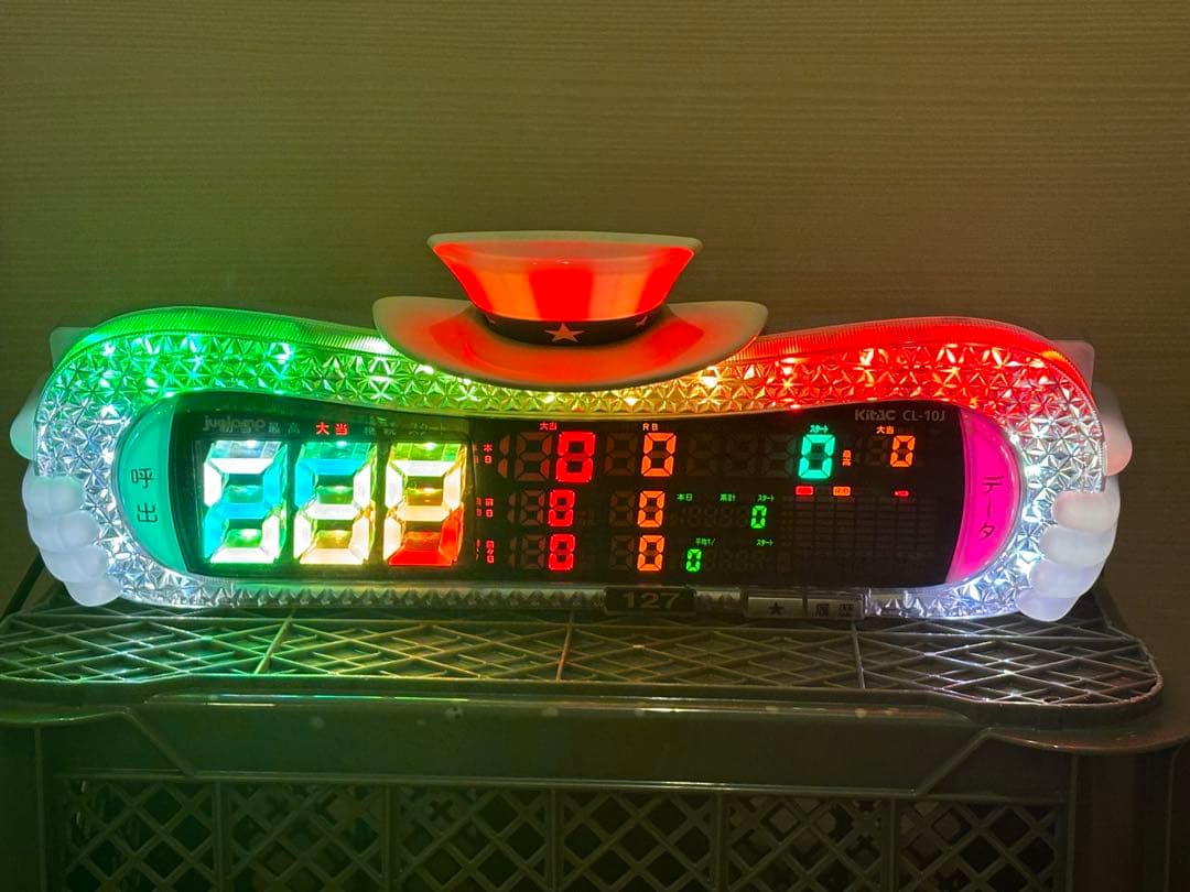 パチスロ用 NIKKEI ジャグランプ1 データカウンター 家スロ用加工済