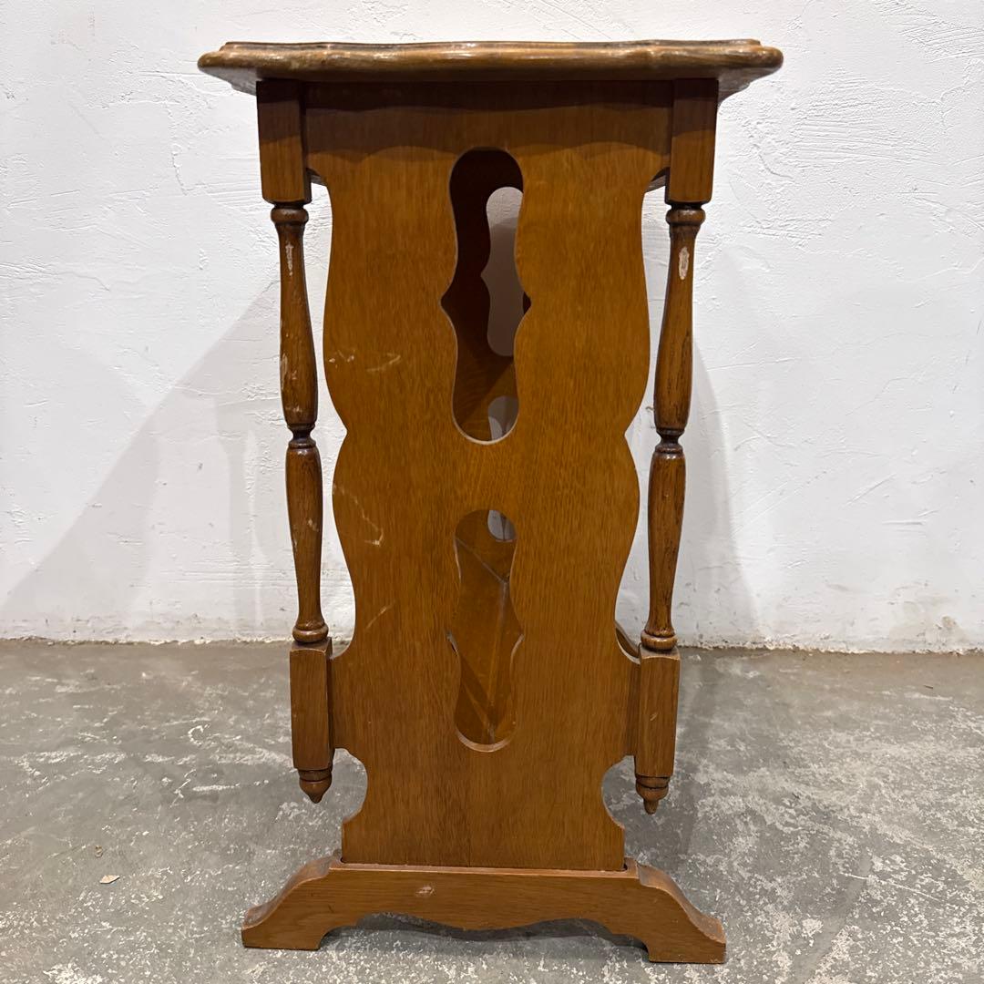 年末年始saleヴィンテージ サイドテーブル ブックスタンド マガジンラック