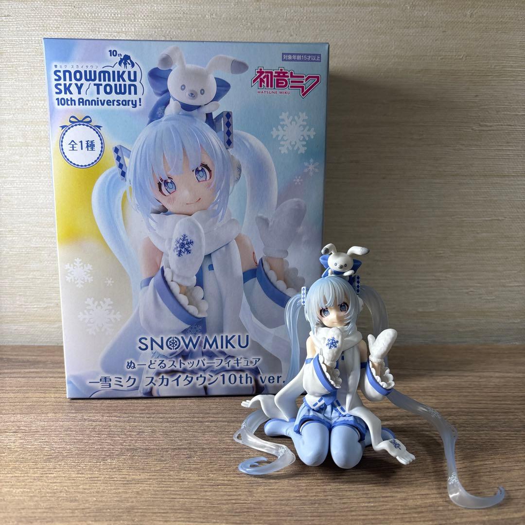 初音ミク 雪ミク スカイタウン10th ぬーどるストッパー フィギュア