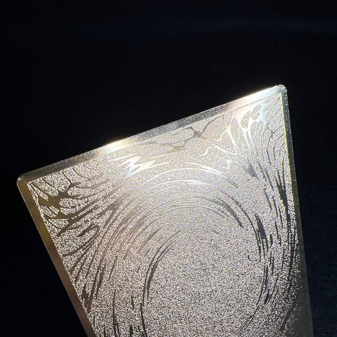 か*な様 遊戯王　青眼の白龍　ステンレス製レリーフ